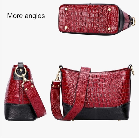 Crocodile crossbody, genuine, laser, purse, 👜 - Picture 10 of 10